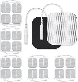 DONECO replacement pads for tens unit - 20 Pcs - 2x2in TENS Electrodes Pads