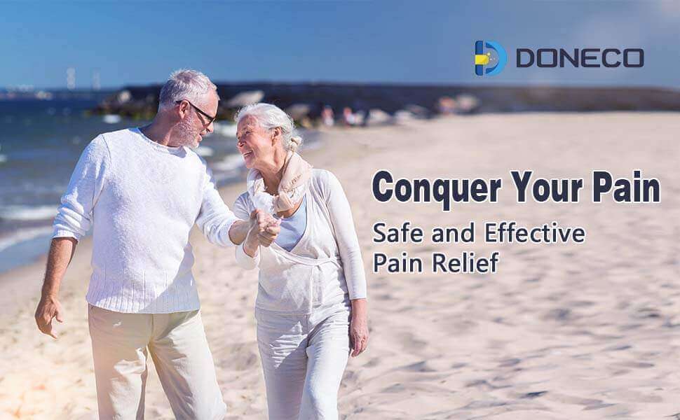 DONECO replacement pads for tens unit - Snap 24 Pcs TENS Electrodes Pads - conquer your pain